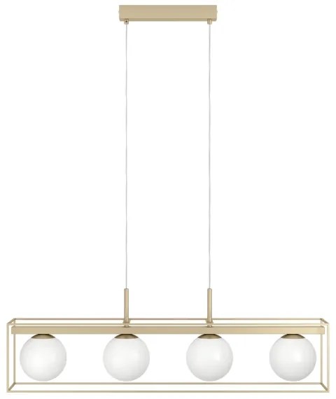 Eglo 97793 - Luster na lanku VALLASPRA 4xE14/40W/230V