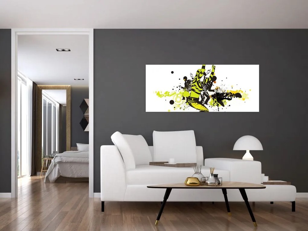 Obraz - Street dance (120x50 cm)