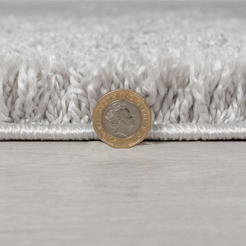 Flair Rugs, Behúň Shaggy Teddy Grey, 60x230, šedá, detská izba