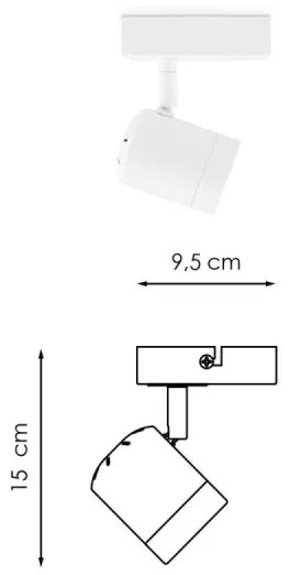 LED Stmievateľné bodové svietidlo MANU 1xGU10/5,8W/230V biela