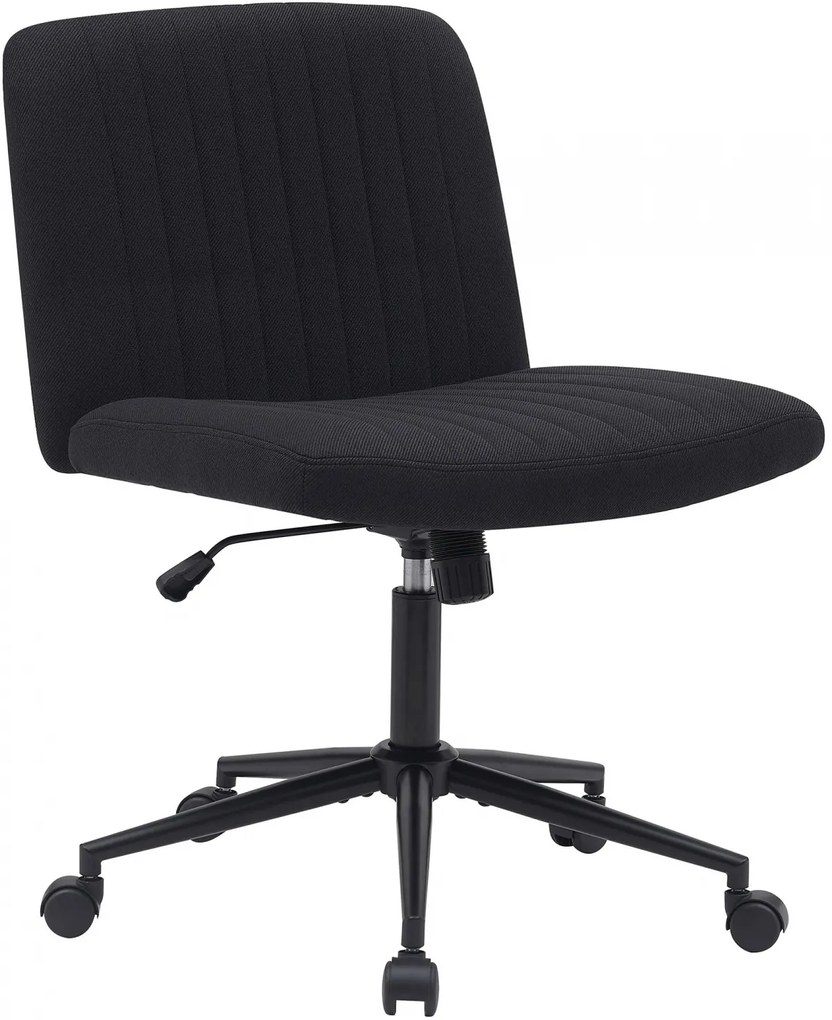 Design-Shop Kancelářská stolička Kingman látka - Čierna