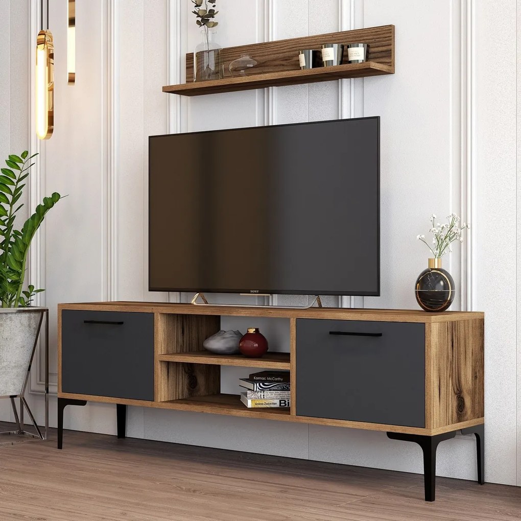 Televízny stolík Riga Anthracite