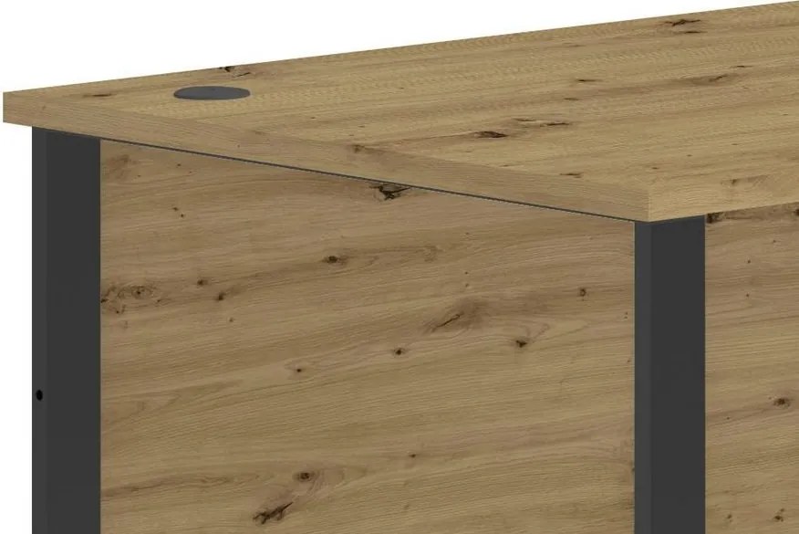 Písací stôl Amanda, dub artisan