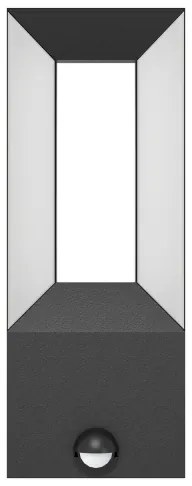 Eglo 98726 - LED Vonkajšie svietidlo so senzorom RIFORANO 2xLED/5W/230V IP44