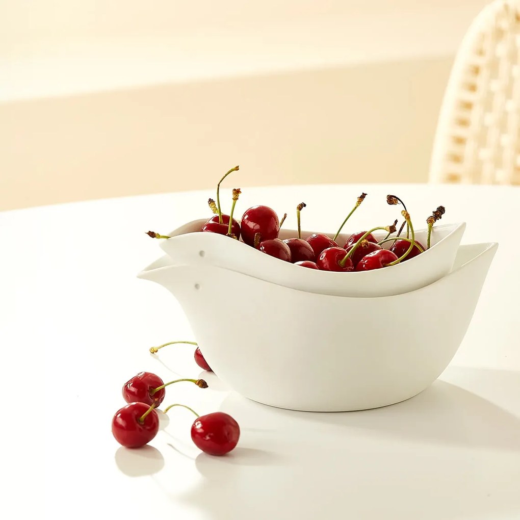 räder Porcelánová miska Early Bird – sada 2 ks