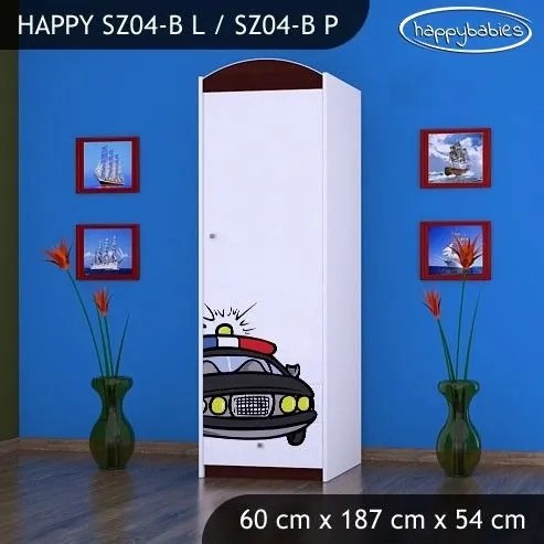 Detská skriňa POLÍCIA - TYP 4B