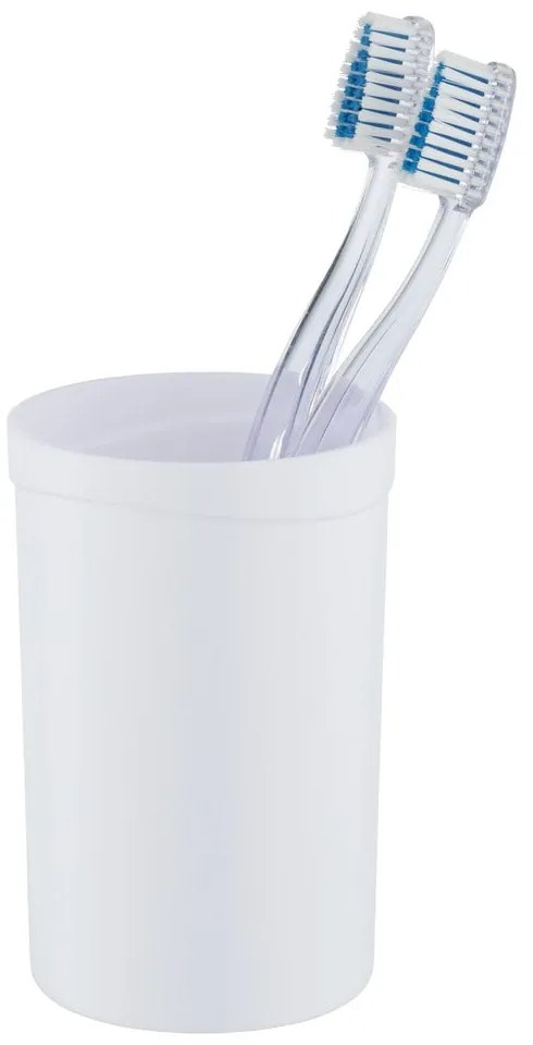 Biely plastový téglik na zubné kefky Vigo - Allstar