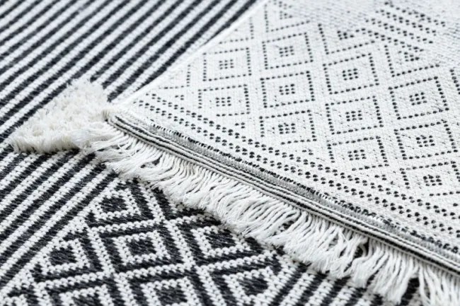 Koberec EKO SIZAL MOROC geometrický 22321 - krém / sivý