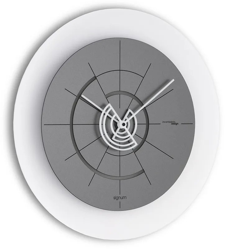 Designové nástěnné hodiny I559AN smoke grey IncantesimoDesign 40cm