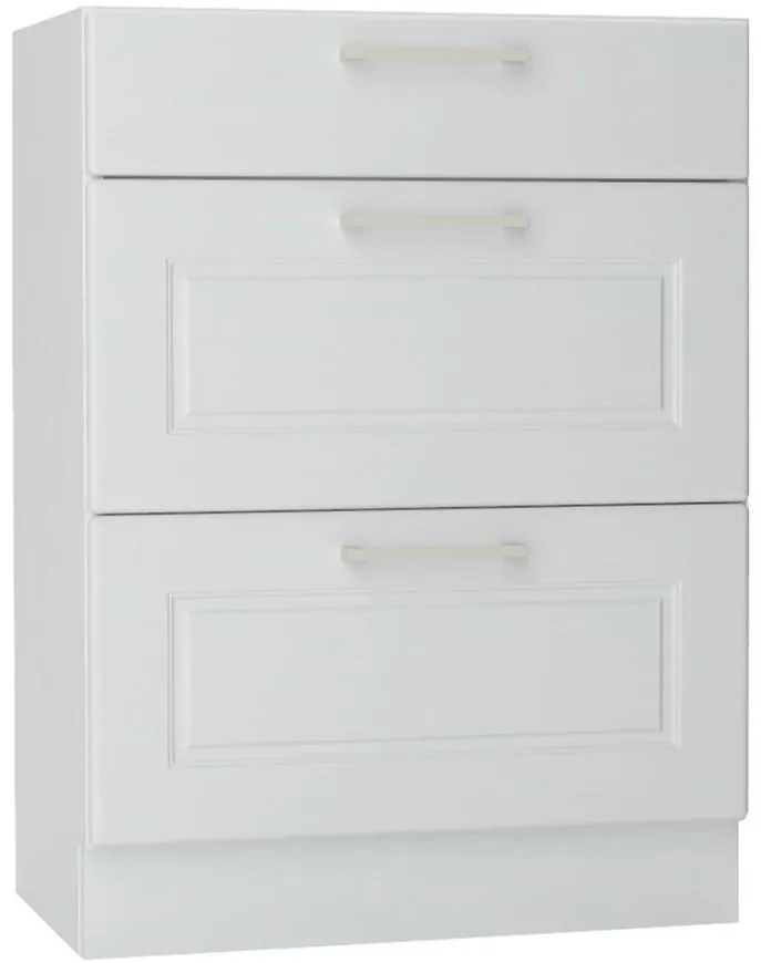 Kuchynská skrinka Natalia D60S3 sivá mat