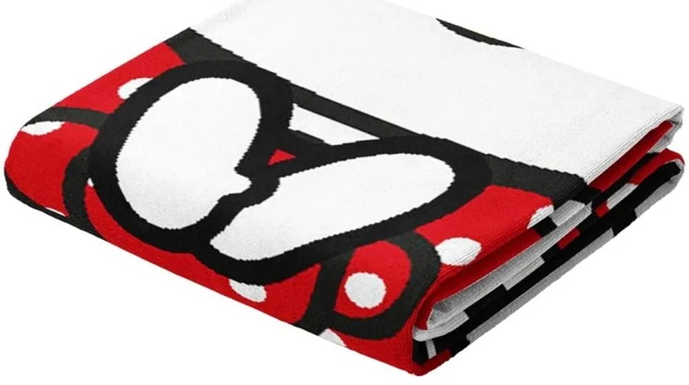 Bavlnená plážová osuška Hello Kitty - motív Malá parádnica - 100% bavlna - 70 x 140 cm