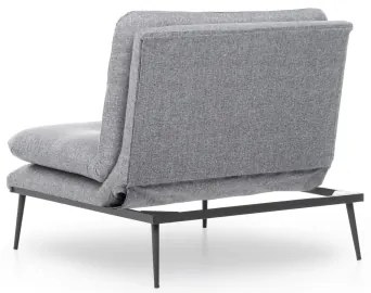 Rozkladacie kreslo SPEAKY sivé