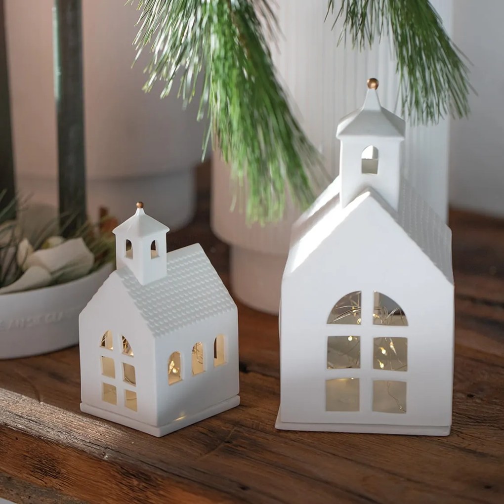 räder Porcelánový svietnik domček Small Chapel