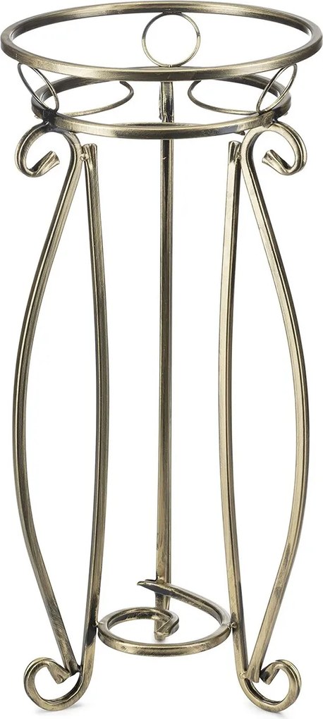 STOJAN NA KVETINÁČ SHANE 62X28 CM ZLATÁ