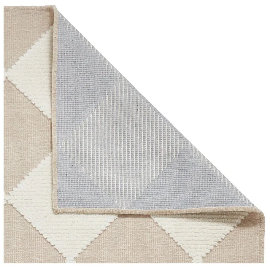 Bielo-béžový prateľný koberec 160x230 cm Lyna Beige&White – Think Rugs