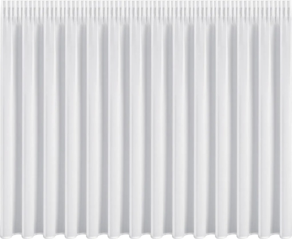 ZÁCLONA NA PÁSKE DALIA 350X150 CM BIELA