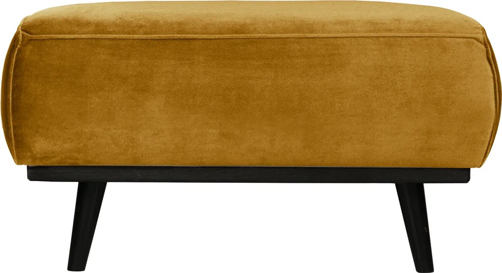 BePureHome Statement zamatový ottoman - Okrová