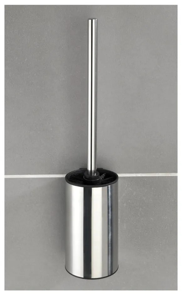 Nástenná samodržiacia toaletná kefa Wenko Turbo-Loc Detroit