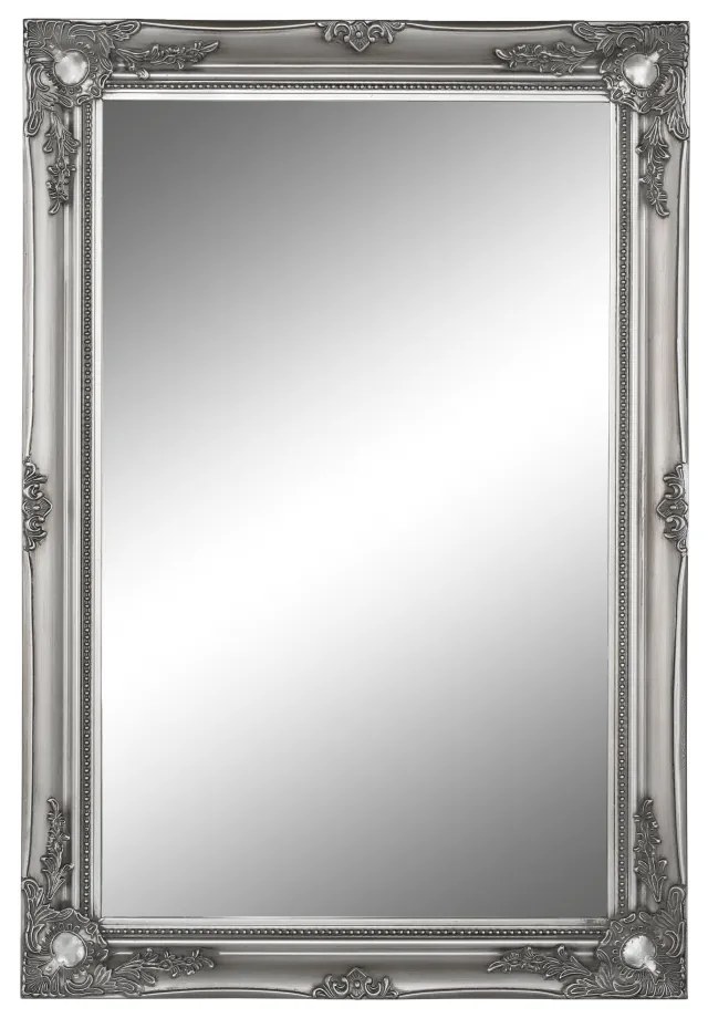 Zrkadlo, strieborný rám, MALKIA TYP 7