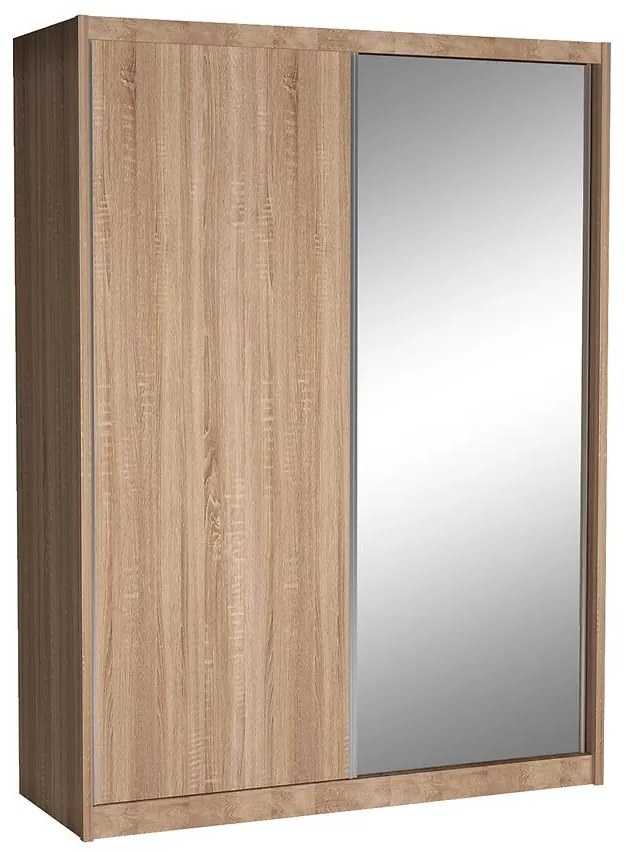 Skriňa Maciej 180 zrkadlo dub sonoma