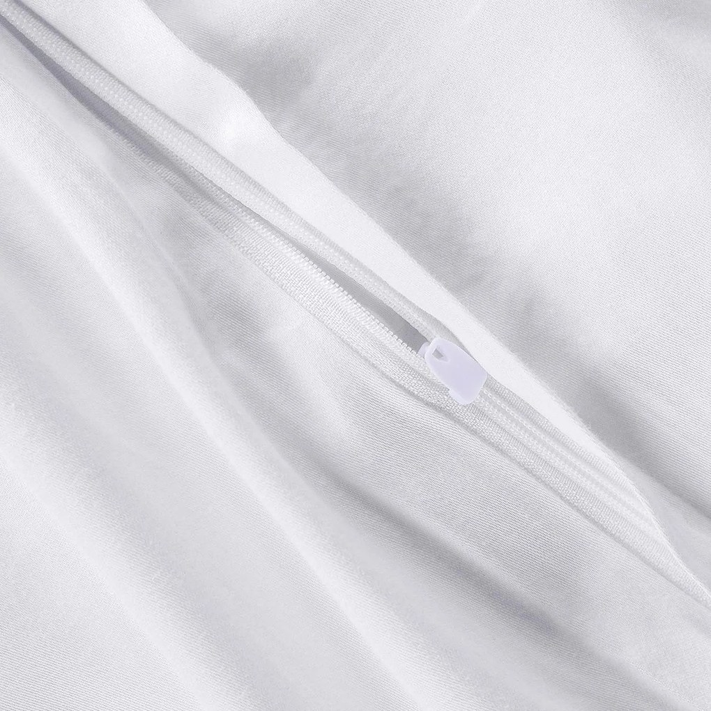 SATÉNOVÉ OBLIEČKY SATINLOVE CLASSIC 200X220 CM, 2KS 70X80 CM BIELE