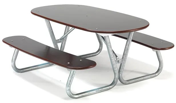 Kempingový stôl Blabar, 1400x1400x650 mm