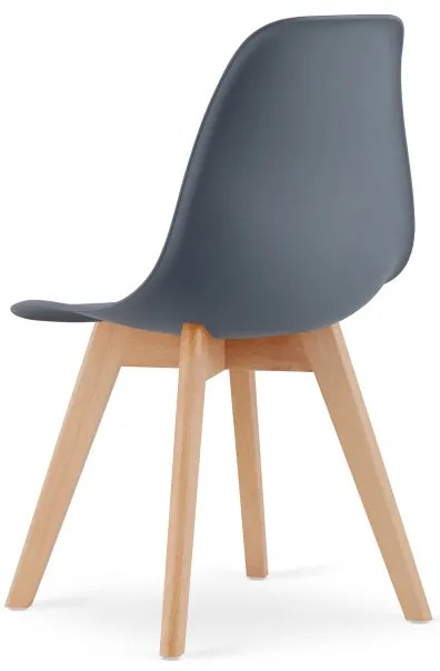 Set dvoch jedálenských stoličiek KITO bridlicový (2 ks)