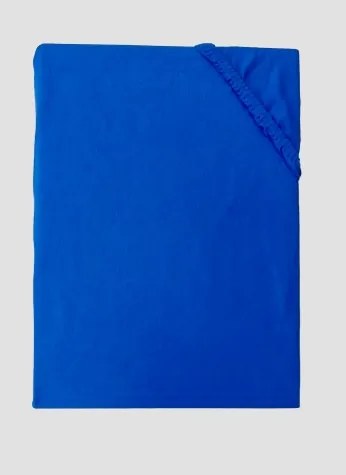 Posteľná plachta jersey tmavo modrá TiaHome - 140x200cm