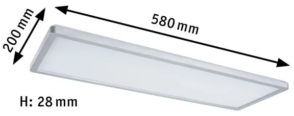 Paulmann 71020 - LED/20W RGBW Stmievateľný panel ATRIA 230V + DO