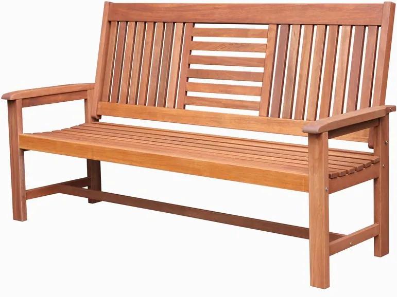 Záhradná drevená lavica SEREMBAN - 178 cm