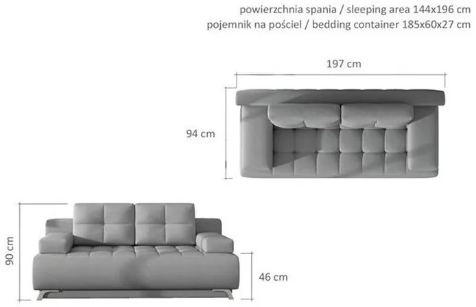 Sedacia súprava LORA SOFA