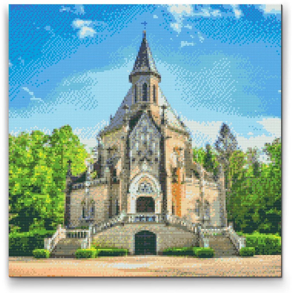 Gario Diamantové maľovanie Schwarzenberská hrobka Rozmery: 50 x 50 cm, Rámovanie: Iba zrolované plátno, Diamanty: Okrúhle