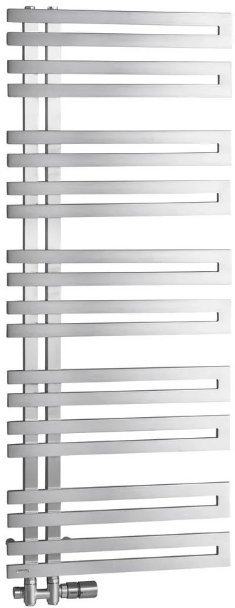 Sapho, VOLGA vykurovacie teleso 500x1238mm, brúsená nerez, NR512