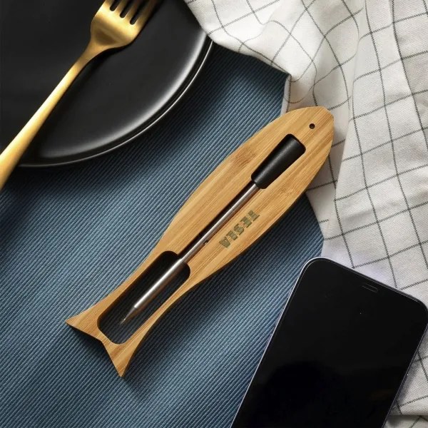 TESLA Electronics - Inteligentný teplomer na mäso s nab. stojančekom 0-300 °C 5V IP67