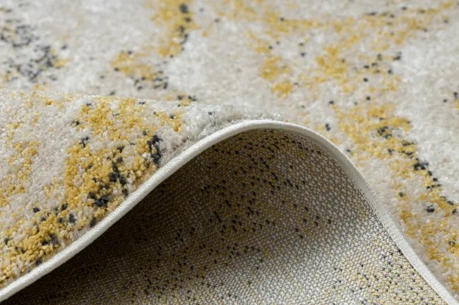 Koberec FUSION 9776 biely / žltý / krémový