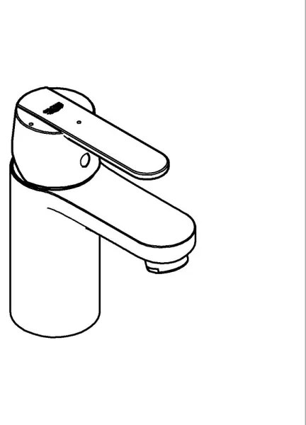 GROHE 23586000 - Umývadlová batéria GET, veľkosť S, lesklý chróm