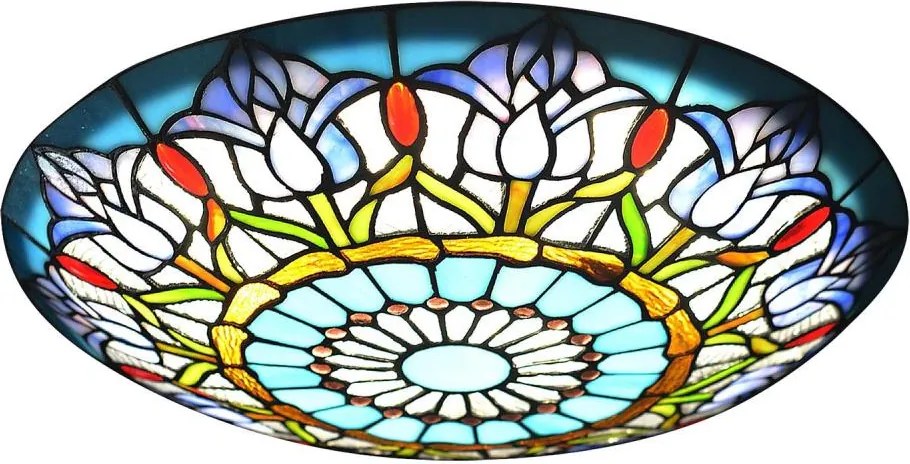 Brilagi - Tiffany vitrážové stropné svietidlo LORAS 2xE27/60W/230V