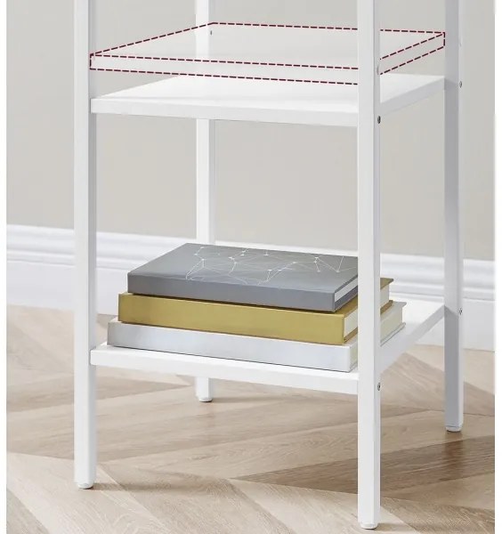 Nočný stolík ARIN biely