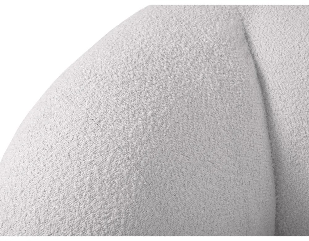 Svetlosivé kreslo z textílie buklé Essen – Cosmopolitan Design