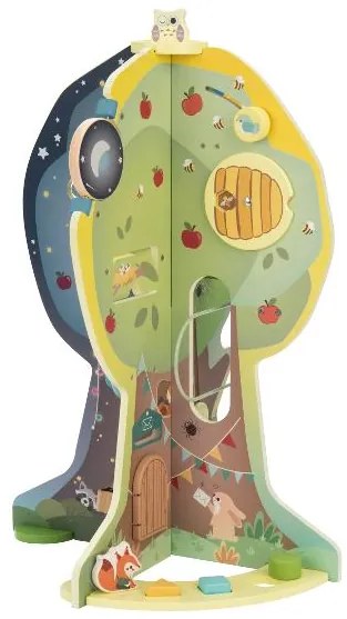 lupilu® Drevená hračka na rozvoj motoriky (strom na rozvoj motoriky) (100395261)