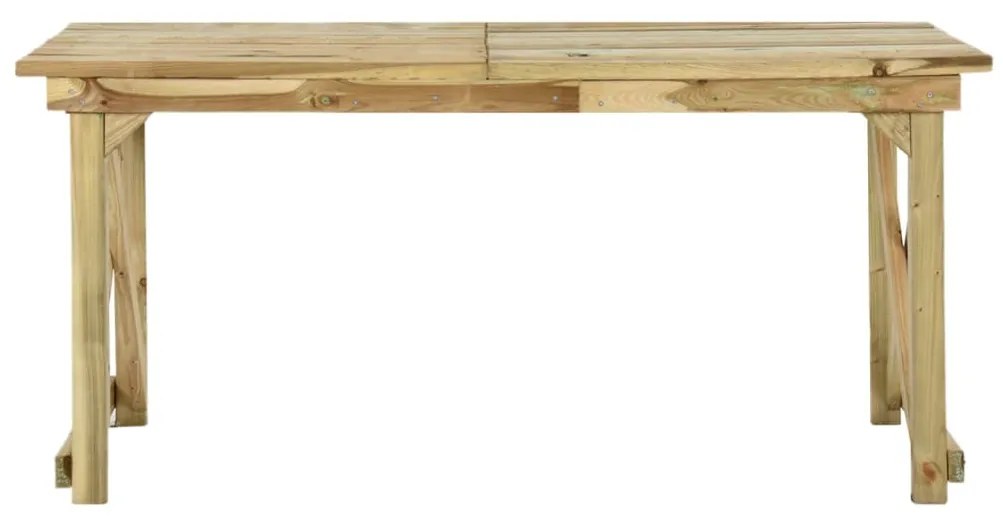 vidaXL Záhradný stôl 160x79x75 cm, drevo