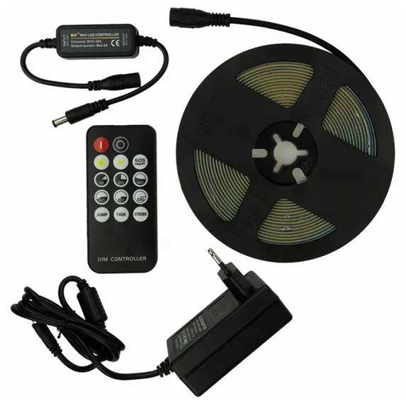 ECOLIGHT COB LED pásik 35W - 24V - 320 - 5M - 4000k - neutrálna farba + diaľkový ovládač