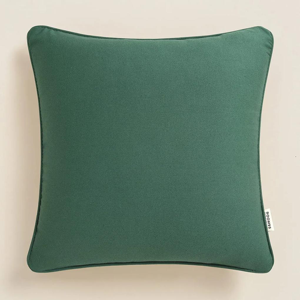 Room99 Dekoračná obliečka na vankúš Pure Bavlna Farba: Zelená, Veľkosť: 30 x 50 cm