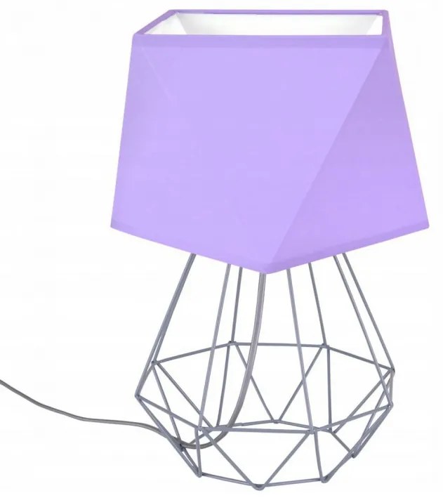 Nočná lampa v podkrovnom štýle so tienidlom