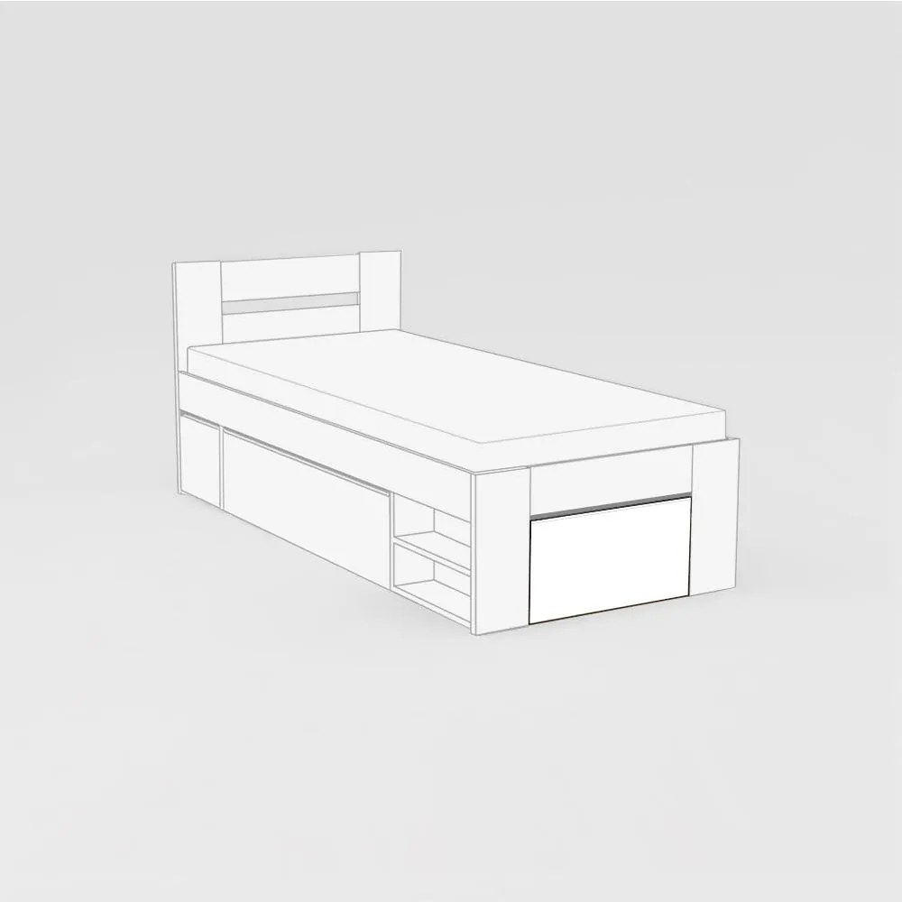 BTC KIRA ČELO 2: 90x200 Varianta: VICENZA