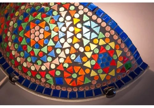 Mosaic lampa nástenná s vypínačom Moon COLOURS 30*17