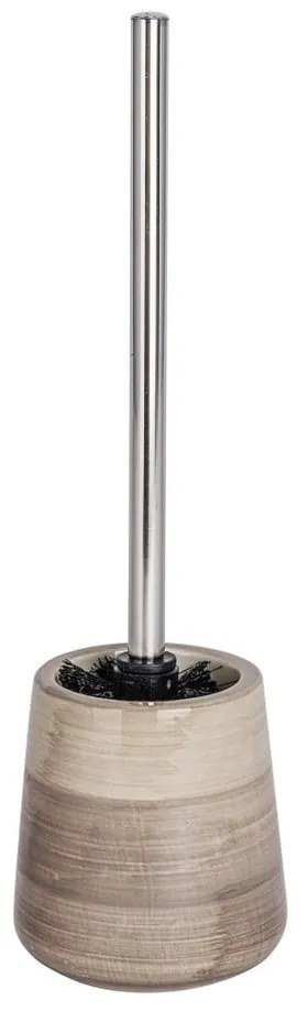 Pieskovohnedá toaletná kefa Wenko Pottery