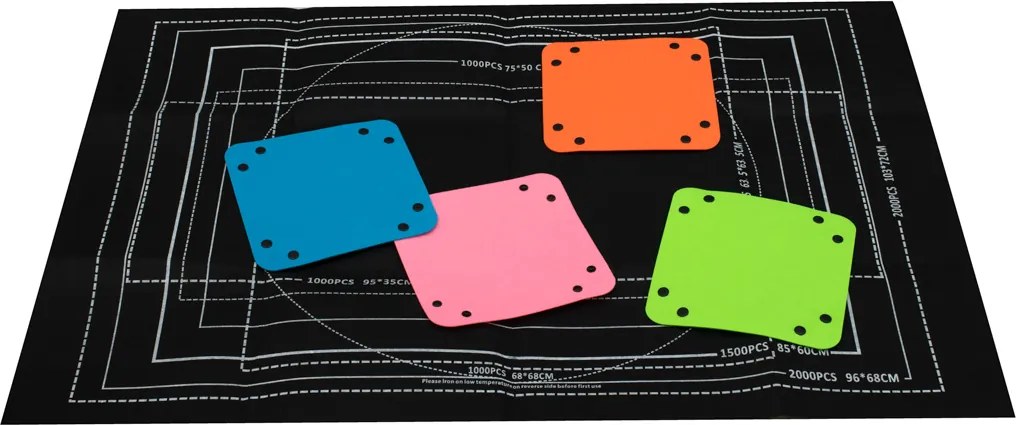 KIK Filcová podložka na puzzle 500–2000 dielikov – sada s rúrkou, vreckami a kufríkom