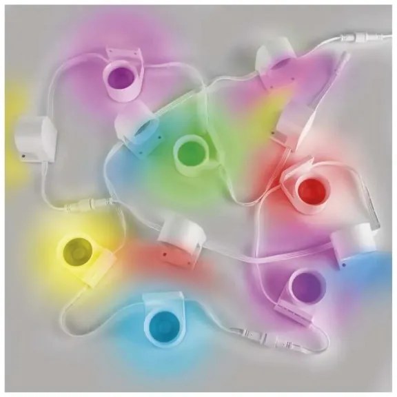 LED RGBIC+CCT dekoračná reťaz GoSmart 12xLED/7W/230V 255 cm Wi-Fi Tuya