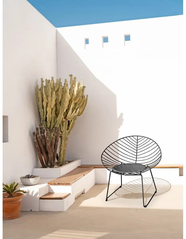 Súprava 2 černých záhradných stoličiek Bonami Selection Coco